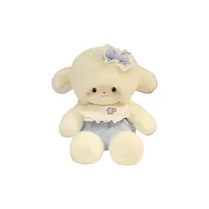Плюшевая игрушка бегущий ягненок высота 33 см LALABABY