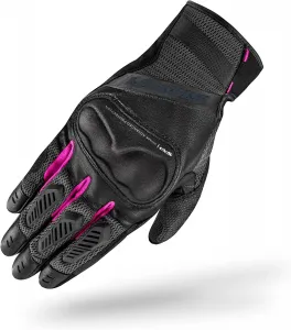 Мотоциклетные перчатки SHIMA HERO GLV женские, кожаные, короткие, летние, защитные, для использования с сенсорными экранами, городские, кожаные, вентилируемые, усиленные, перфорированные, легкие (женские, розовые, XL), Women/Pink