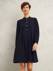 Платье со складками от мэдлин Hobbs, темно-синий