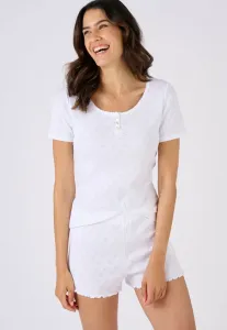 Футболка manches courtes petits coeurs edition limitée с принтом Damart, White