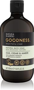 Пена для ванны Goodness с ароматом уда, кедра и янтаря Baylis & Harding, 500 мл
