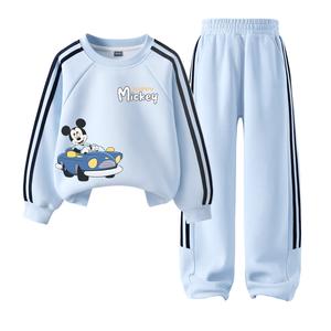 Детская повседневная спортивная одежда Disney, синий