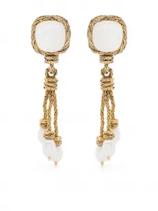 Серьги-клипсы MIKI из перламутра Aurelie Bidermann, золотой