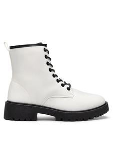 Ботильоны на плоской подошве JENNY, белый