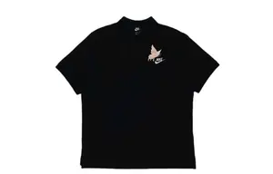 Спортивная поло унисекс Nike, черный