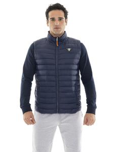 LEONE 1947 APPAREL Простая мужская куртка без рукавов с застежкой-молнией по всей длине