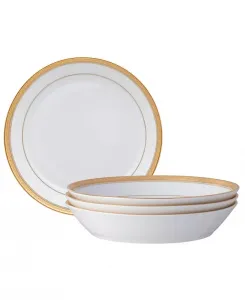 Набор мисок Crestwood из 4 предметов, сервиз на 4 персоны Noritake, gold