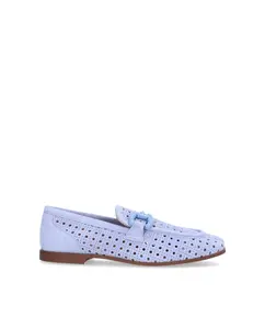 Женские мокасины из замши с противоскользящей подошвой Alpe, синий