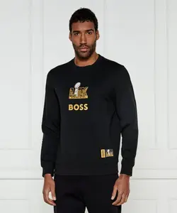 Толстовка Boss x NFL Regular fit Boss Orange, черный