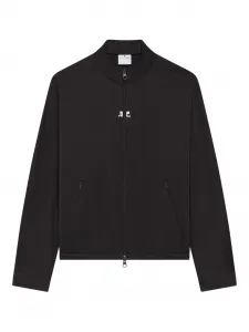 Спортивная куртка на молнии с логотипом AC Courrèges, черный