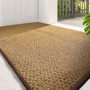 Dajiang Ковер 120х160 см для прихожей, грязеотталкивающий, из полипропилена и кокосового волокна, долговечный