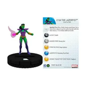 Лия Лазерфист, Marvel HeroClix - Galactic Guardians - Singles