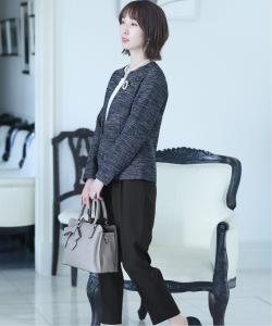 Костюм для выпускного для мамы, выпускная церемония, парадный комплект для церемонии поступления, церемония поступления, костюм для церемонии Pourvous, цвет Navy