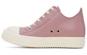 Кожаные кроссовки на шнуровке RICK OWENS, Pink