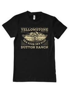 Футболка Your Ranch Your Ranch Big Tall T-Shirt черного цвета yellowstone