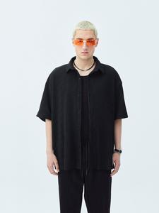 Рубашка на пуговицах Comfort fit VAMOS CLO, черный