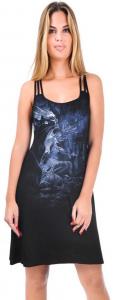Короткое платье Alchemy England Cat Familiar Woman's Dress, черный