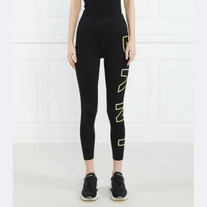 Леггинсы облегающего кроя высокая талия Dkny, черный