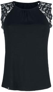 Топ Forplay Sleeve Lace Top, черный