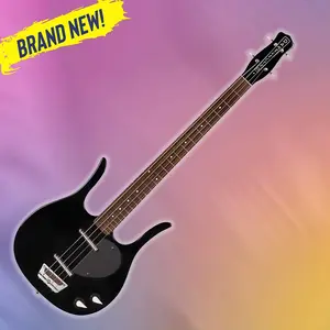 Бас-гитара Danelectro Longhorn - черная - НОВАЯ!