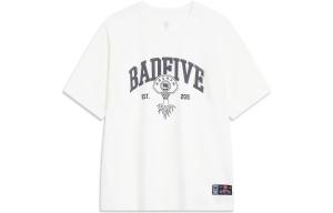 Футболка Badfive мужская молочно-белая Lining, слоновая кость