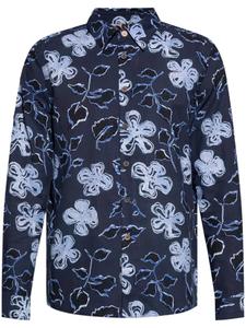 Рубашка с цветочным принтом PS Paul Smith, синий