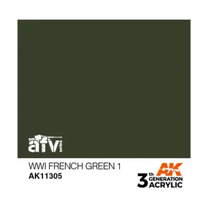 Французский зеленый №1 времен Первой мировой войны, 3rd Gen Acrylic - AFV