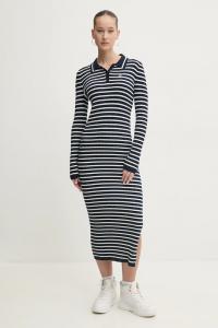 Платье с добавлением шерсти Tommy Jeans, темно-синий