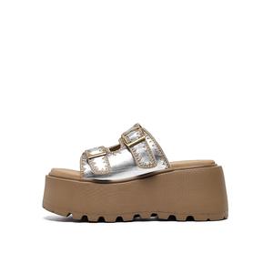 Женские сандалии Slide Lee Cooper, серебро