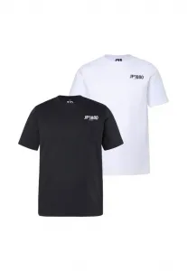 Комплект из 2 футболок с коротким рукавом и принтом. Jp1880, Black