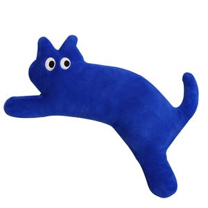 Плюшевая кукла Dopamine Cat высотой 80 см MENGMENGBUNNY, синий