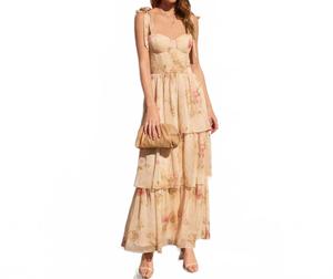 Платье-макси с корсетом Have My Heart в нежно-розовом цвете DRESS FORUM