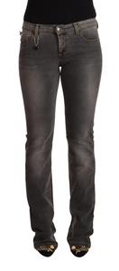 Костюм National Washed Low Waist Straight синие женские джинсы Costume National