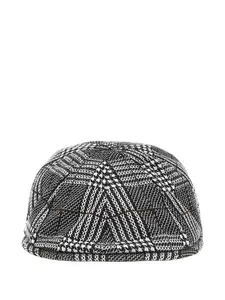 Кепка FlexFit с узором Kangol, черный