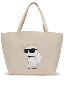 Сумка-тоут Ikonik Choupette Karl Lagerfeld, нейтральный цвет