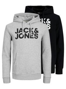 JACK & JONES Толстовка 'Corp' в цвете Silver