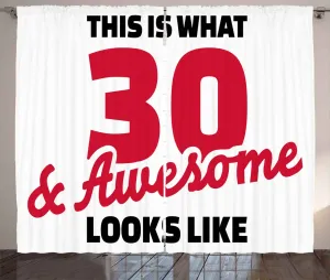 Красно-черная штора в деревенском стиле ABAKUHAUS с мотивирующими словами, универсальные ленточные шторы для гостиной с петлями и крючками, 280 x 175 см, черный, белый, красный Abakuhaus