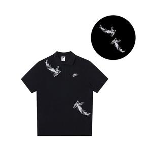 Nike Спортивная поло мужская black