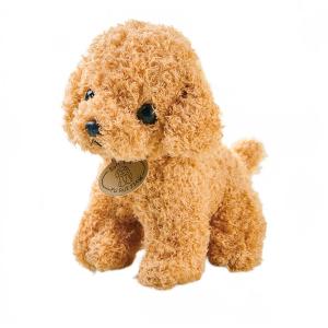 Плюшевая кукла Curl Puppy Dolls высотой 20 см Doudou Beibei, светло-коричневый