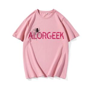 ALORGEEK Футболка унисекс, Розовый