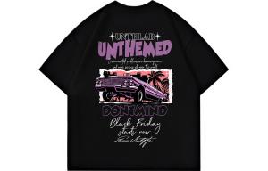 Футболка унисекс без принта черная