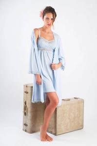 Халат Leslie с кружевными вставками из арктического льда Twelve Eighty Eight, Arctic Ice