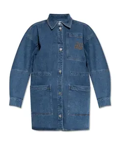 Колючая джинсовая куртка Munthe, синий