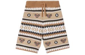 Детские шорты Burberry, цвет Camel