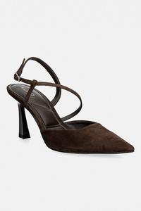 Замшевые туфли на высоком каблуке julez Aldo, коричневый