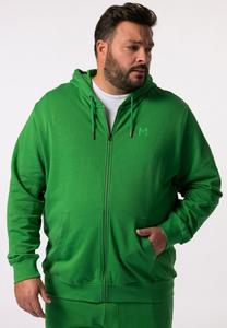 Толстовка на молнии Men Plus, светло-зеленый