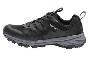 TOREAD Износостойкие дышащие легкие низкие треккинговые туфли мужские черно-серые - черный/темно-серый, цвет Black/Dark Gray