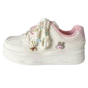 Скользоустойчивые износостойкие низкие скейтерские туфли для женщин PARK DANCE, бежевый розовый