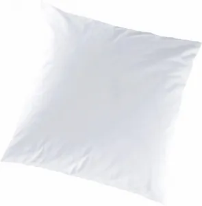 Чехол на подушку Primera "Чехлы на подушки из тонкого трикотажа Primera Mako в двойной упаковке" (2 шт.), в различных однотонных тонах 80х40 см, белый