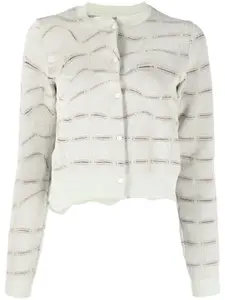 Жаккардовый джемпер с узором Jnby, зеленый